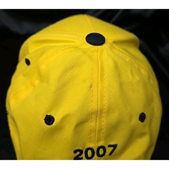 NASCAR Nextel Cup Series Hat Yellow Sprint 2007 Flames Strapback Adjustable Cap - Picture 5 of 8
